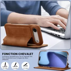 iPhone Air | Étui Portefeuille LC.IMEEKE Hon Ancient