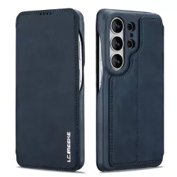 Galaxy S26 Ultra | Étui Portefeuille LC.IMEEKE Imitation Daim