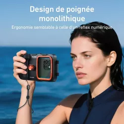 Caisson Étanche 20 Mètres TELESIN P4 pour Smartphone de 5,4 à 6,9''