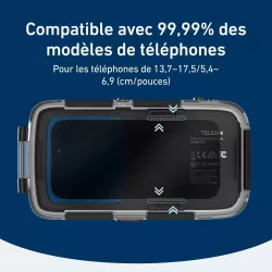 Caisson Étanche 20 Mètres TELESIN P4 pour Smartphone de 5,4 à 6,9''
