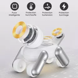 Chargeur Induction 3-en-1 UEQ MagDog avec Veilleuse LED