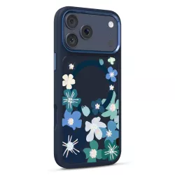 iPhone 17 Pro Max | Coque MagSafe MUTURAL Floral Story Scintillant
