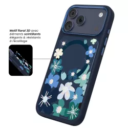 iPhone 17 Pro Max | Coque MagSafe MUTURAL Floral Story Scintillant