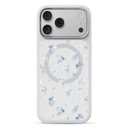iPhone 17 Pro | Coque MagSafe MUTURAL Floral Story Effet Scintillant
