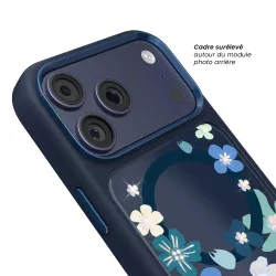 iPhone 17 Pro | Coque MagSafe MUTURAL Floral Story Effet Scintillant