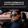 Lunettes Connectées YESIDO Smart IA avec Caméra HD 8MP
