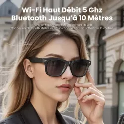 Lunettes Connectées YESIDO Smart IA avec Caméra HD 8MP