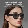 Lunettes Connectées YESIDO Smart IA avec Caméra HD 8MP
