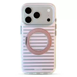 iPhone 17 Pro Max | Coque MagSafe BAFFKKAF Rayures Poudrées