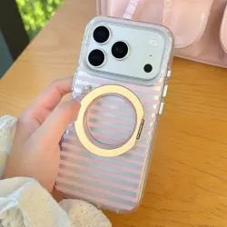 iPhone 17 Pro Max | Coque MagSafe BAFFKKAF Rayures Poudrées