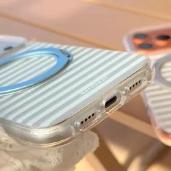 iPhone 17 Pro Max | Coque MagSafe BAFFKKAF Rayures Poudrées