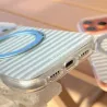 iPhone 17 Pro Max | Coque MagSafe BAFFKKAF Rayures Poudrées