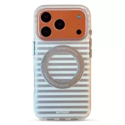 iPhone 17 Pro | Coque MagSafe BAFFKKAF Rayures Poudrées