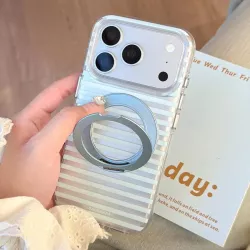 iPhone 17 Pro | Coque MagSafe BAFFKKAF Rayures Poudrées