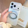 iPhone 17 Pro | Coque MagSafe BAFFKKAF Rayures Poudrées
