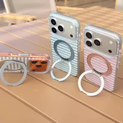 iPhone 17 Pro | Coque MagSafe BAFFKKAF Rayures Poudrées