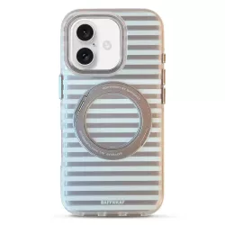 iPhone 17 | Coque MagSafe BAFFKKAF Rayures Poudrées