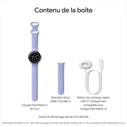 Montre Connectée GOOGLE Pixel Watch 4 Bluetooth 41 mm