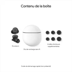 Écouteurs Bluetooth GOOGLE Pixel Buds 2a