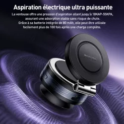 Support Voiture MagSafe YESIDO C225 à Ventouse Électrique