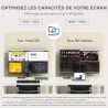 Station d'accueil 12-en-1 SATECHI Thunderbolt 4 DisplayLink
