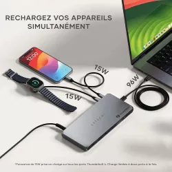 Station d'accueil 12-en-1 SATECHI Thunderbolt 4 DisplayLink