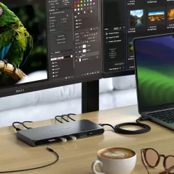 Station d'accueil 12-en-1 SATECHI Thunderbolt 4 DisplayLink