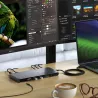 Station d'accueil 12-en-1 SATECHI Thunderbolt 4 DisplayLink