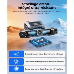 Caméra Dashcam AZDOME M660 4CH 2K GPS