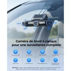 Caméra Dashcam AZDOME M660 4CH 2K GPS