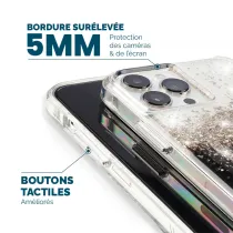 iPhone 14 Pro | Coque Paillettes CASE MATE Karat Onyx MagSafe