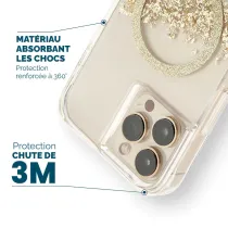 iPhone 14 Pro Max | Coque Paillettes CASE MATE Karat Marble MagSafe