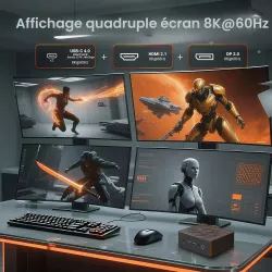 Mini PC MINIX Elite ER937 | Ryzen AI 9 | 32 Go RAM | 1 To SSD NVMe