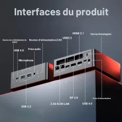 Mini PC MINIX Elite ER937 | Ryzen AI 9 | 32 Go RAM | 1 To SSD NVMe