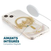 iPhone 14 Plus | Coque Paillettes CASE MATE Karat Marble MagSafe