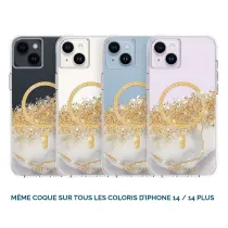 iPhone 14 Plus | Coque Paillettes CASE MATE Karat Marble MagSafe