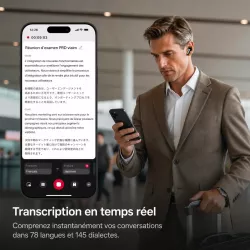 Écouteurs VIAIM Recdot 2 avec Enregistrement & Traduction AI