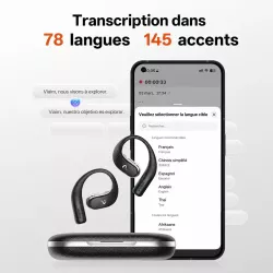 Écouteurs VIAIM OpenNote IA à Oreille Ouverte