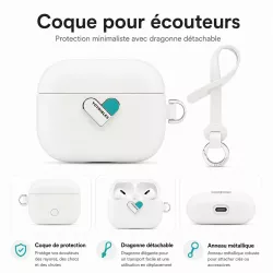AirPods 4 | Étui YOYOISLES Heart Island avec Bijou Coeur