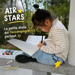 AirTag 1 & 2 | Pack de 4 Coques YOYOISLES Air Stars Série