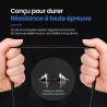 Câble BLAVEC Raptor USB-A vers USB-C 3 m – Nylon tressé 2A