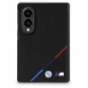 Galaxy Z Fold8 | Coque BMW M Cuir Perforé Bande Tricolore