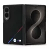 Galaxy Z Fold8 | Coque BMW M Cuir Perforé Bande Tricolore