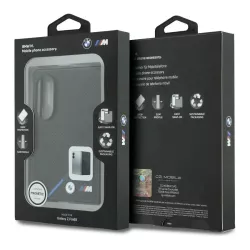 Galaxy Z Fold8 | Coque BMW M Cuir Perforé Bande Tricolore