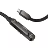 Câble HOCO U150 USB-C 60W 1,2 m avec Support Téléphone
