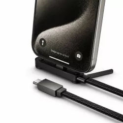Câble HOCO U150 USB-C 60W 1,2 m avec Support Téléphone