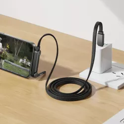 Câble HOCO U150 USB-C 60W 1,2 m avec Support Téléphone