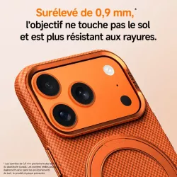 iPhone 17 | Coque MagSafe SULADA Kevlar Grid Holder