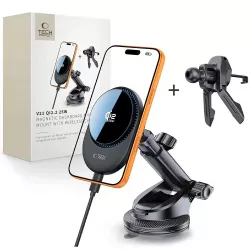 Chargeur MagSafe de Voiture TECH-PROTECT V21 Qi2.2 25W