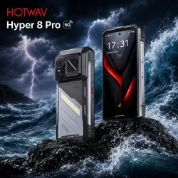 Smartphone HOTWAV Hyper 8 Pro 5G 512GB | Batterie 12000 mAh